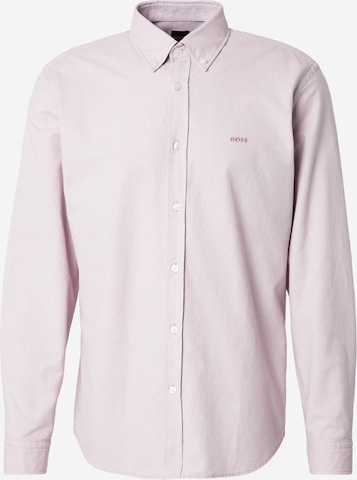 BOSS Hemd 'Rickert' in Lila: Vorderseite