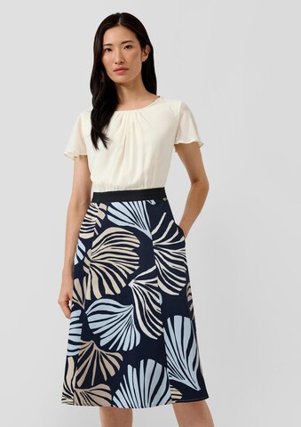 s.Oliver Jurk in Beige: voorkant