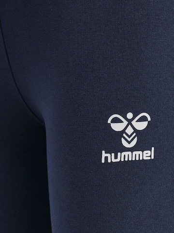 Skinny Pantaloni sportivi 'Onze' di Hummel in blu