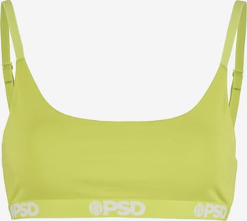 PSD Bustier BH 'Essential' in Grün: Vorderseite