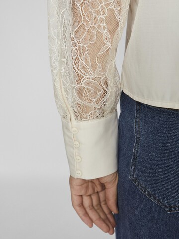 VILA Bluse i beige