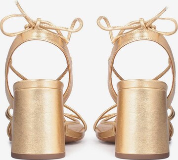 Kazar Strap Sandals in Gold