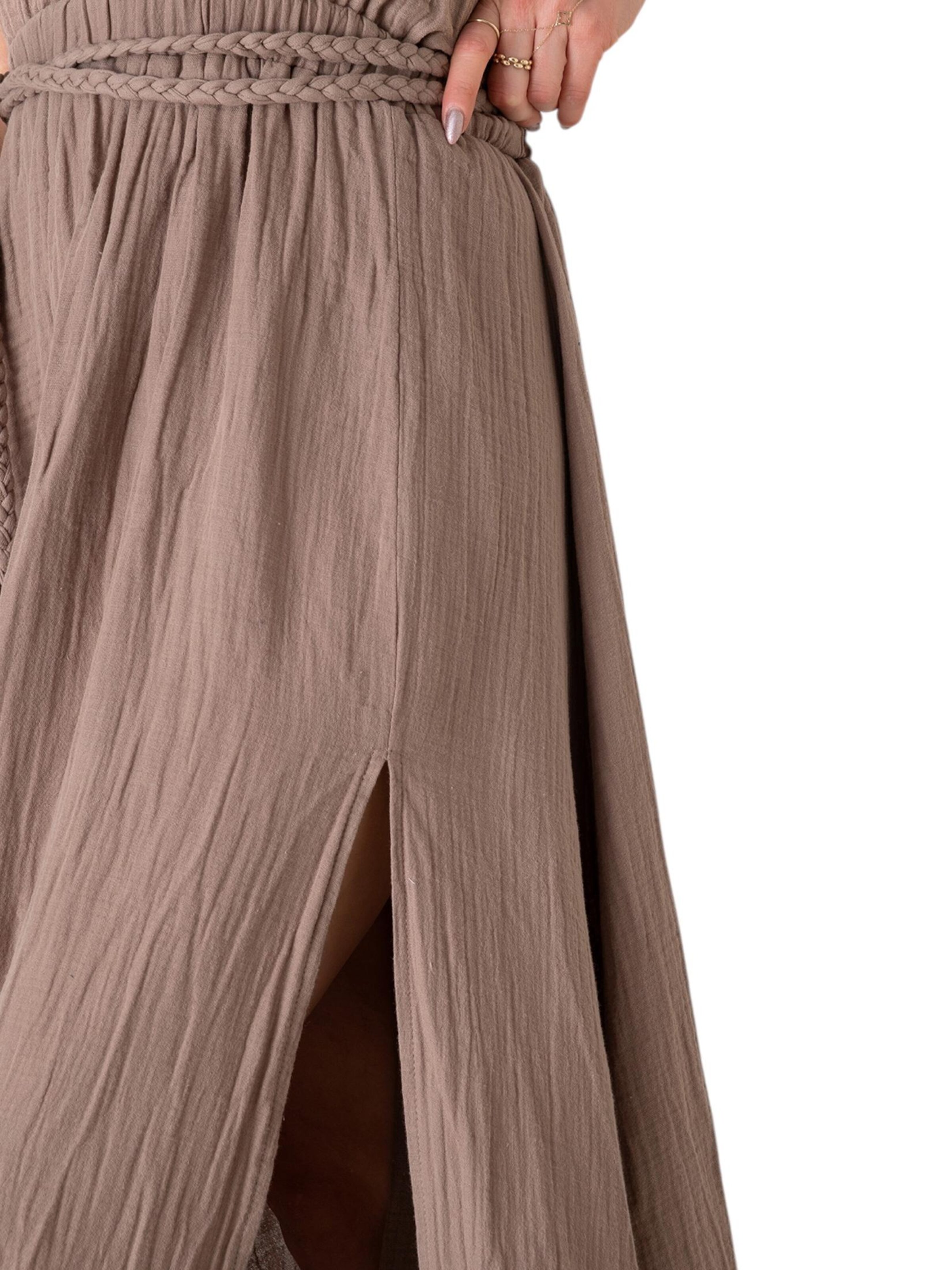 WENOR Jurk 'AURELA-BOHO' in Beige