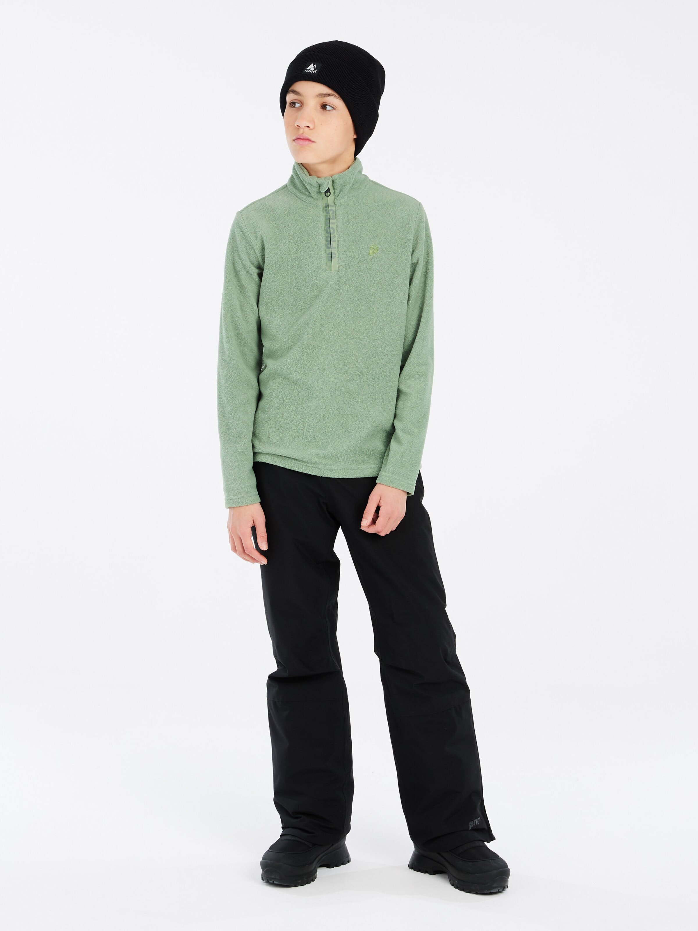 PROTEST Athletic Sweatshirt 'PERFECTY JR' in Green