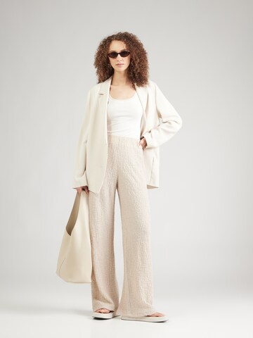 ABOUT YOU Wide leg Παντελόνι 'Nalani' σε μπεζ
