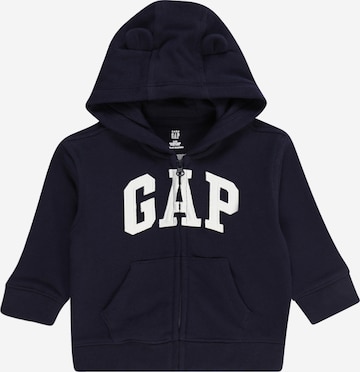 GAP Zip-Up Hoodie in Blue: front