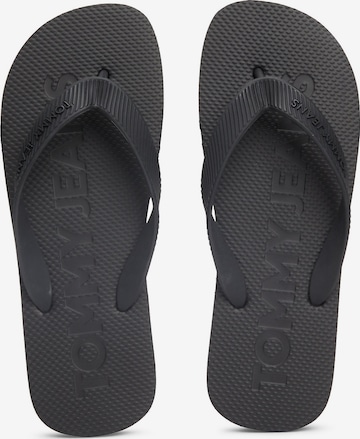 Tommy Jeans - Sandalias de dedo en negro