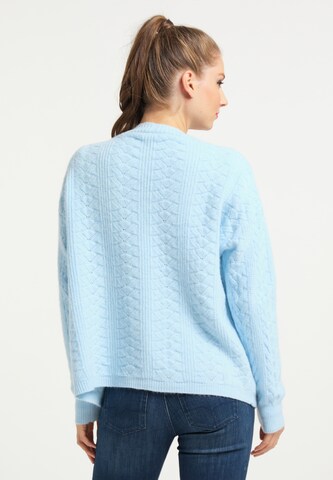 myMo NOW Strickjacke in Blau