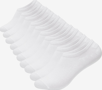 Occulto Ankle Socks 'Solana' in White: front