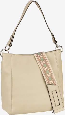 FREDsBRUDER Shoulder Bag in Beige: front