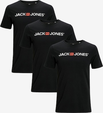 JACK & JONES Shirt 'Corp' in Black: front