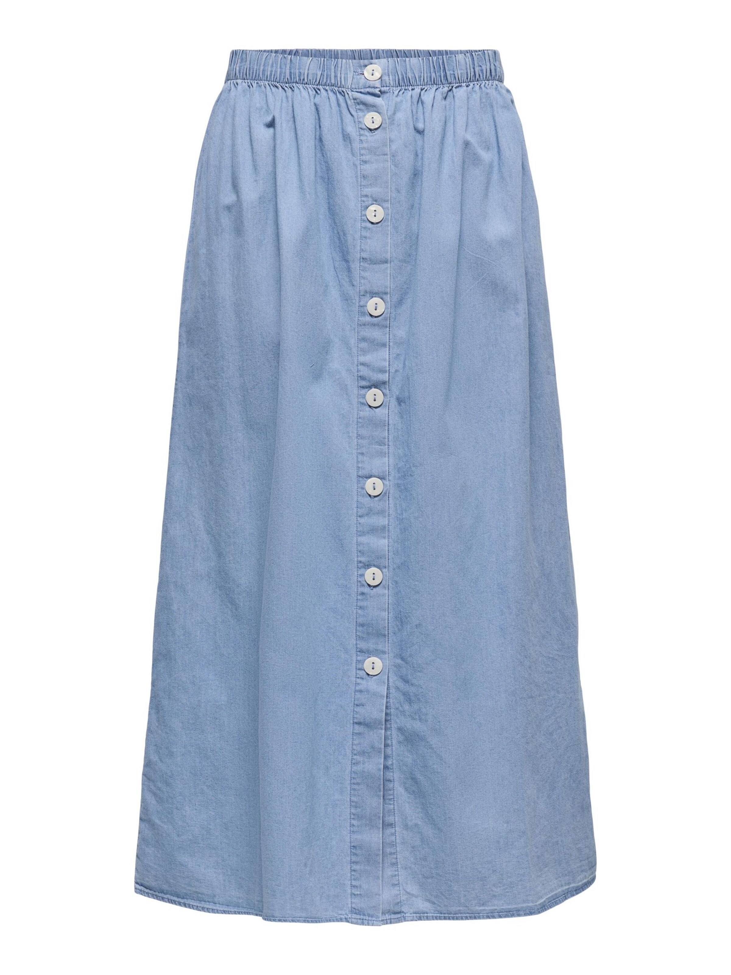 Jupe 'ONLNova' ONLY en bleu : devant