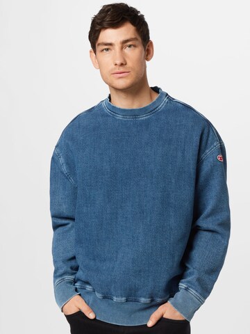 DIESEL Sweatshirt 'KRIB' in Blue: front