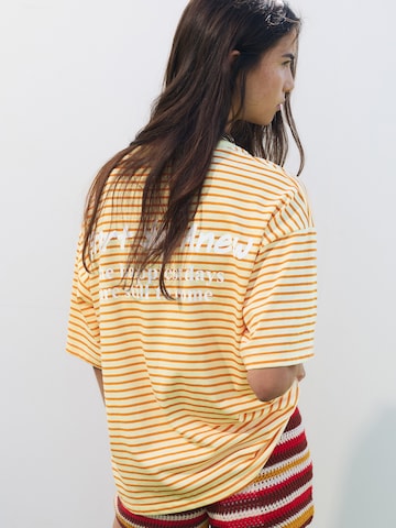 Pull&Bear Shirts 'PACIFIC' i gul: forside