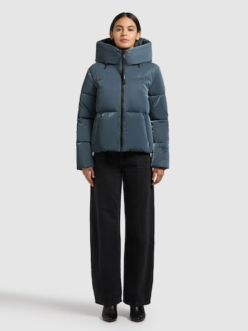khujo Zimní bunda 'Audrey Shiny ' – modrá