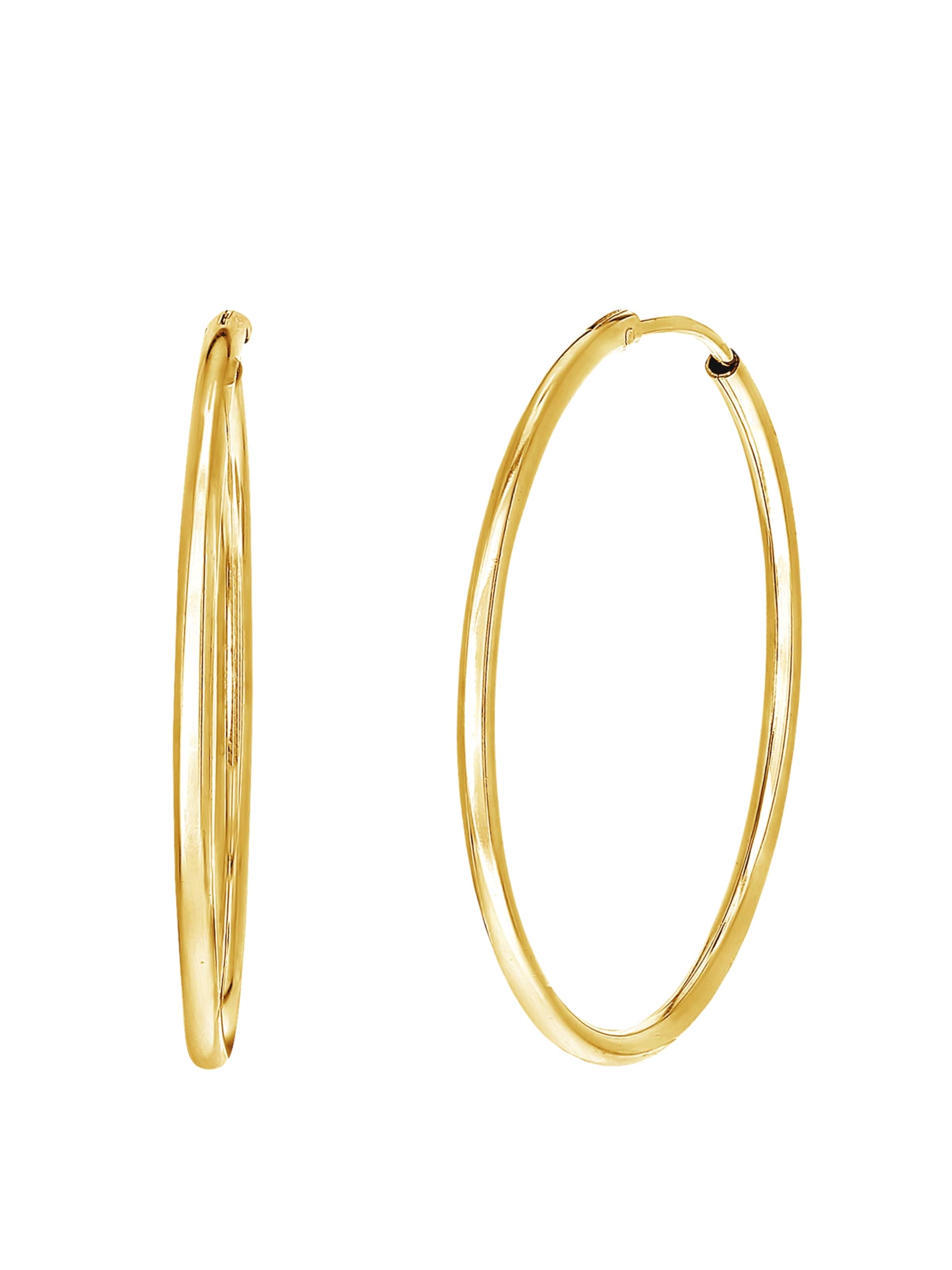 Lucardi Oorbellen in Goud: voorkant