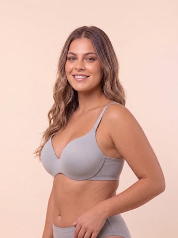 T-shirt Reggiseno 'Royal Fit' di Royal Lounge Intimates in grigio