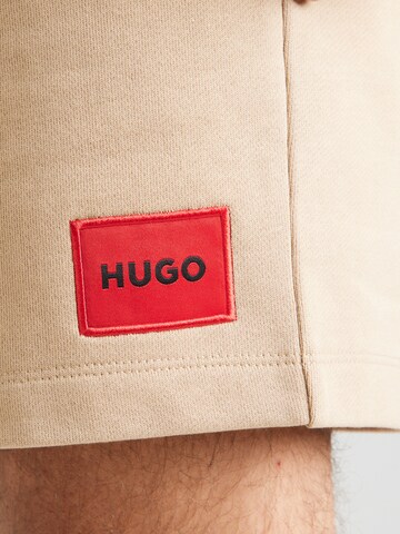 regular Pantaloni 'Diz' di HUGO in beige