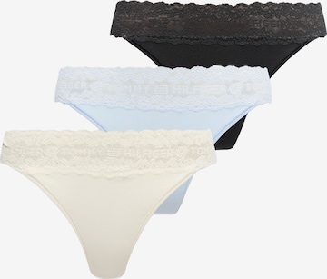 Tommy Hilfiger UnderwearTanga gaćice - bež boja: prednji dio