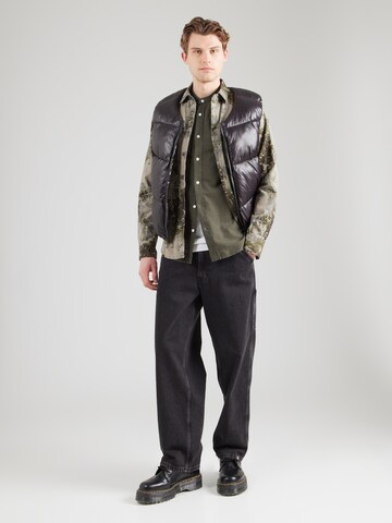 Only & Sons Slim Fit Hemd 'Caiden' in Grün