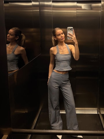 millane - regular Vaquero 'Turn Stripe' en azul