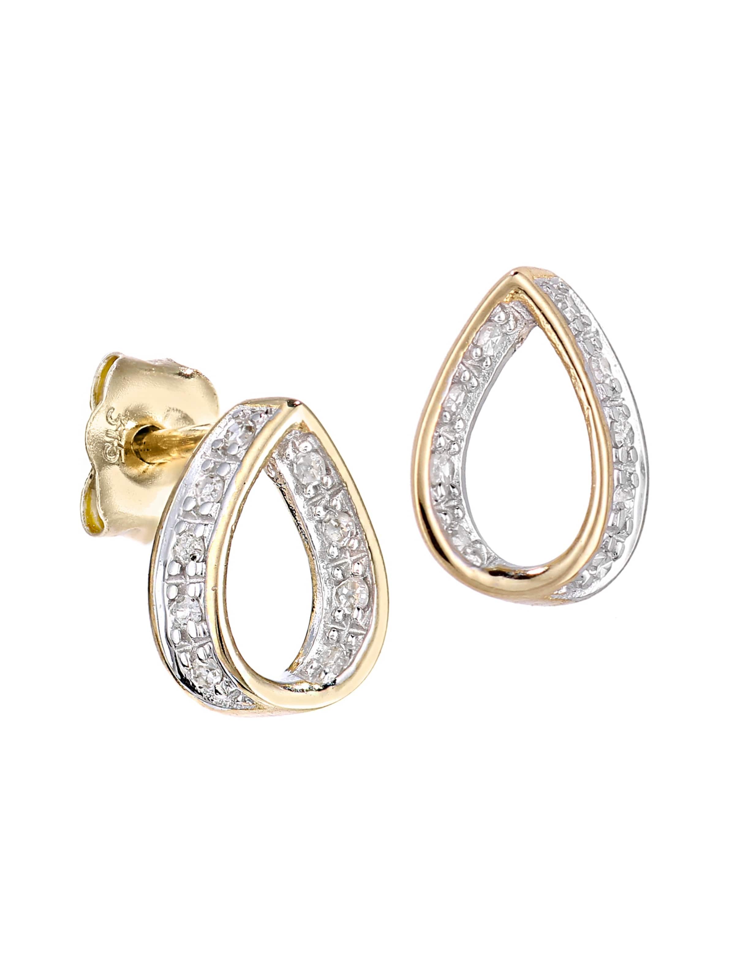 DIAMANT LETERNEL Earrings in Gold: front