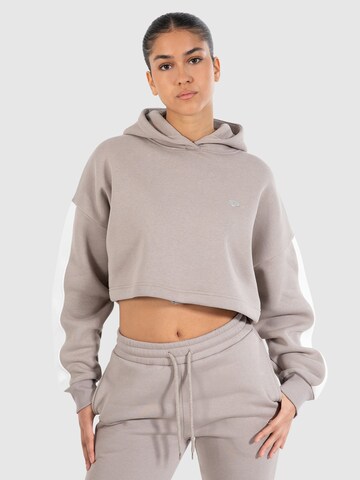 Smilodox Sweatshirt 'Amaya ' in Bruin: voorkant