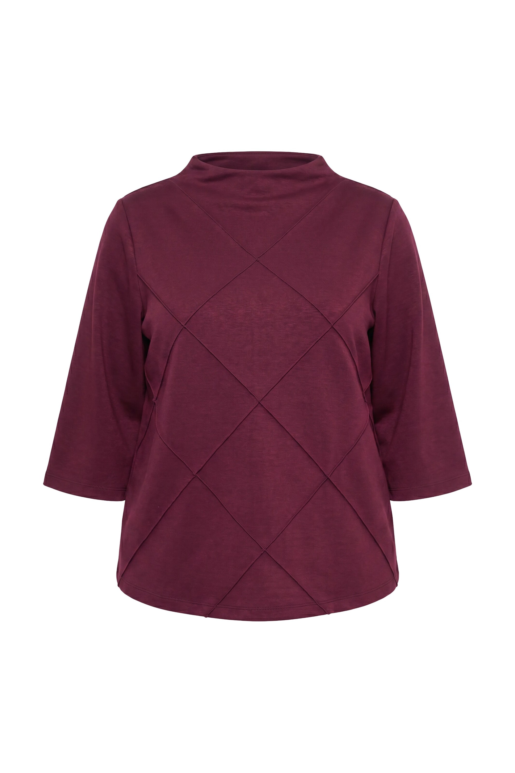 Ulla Popken Sweatshirt in Rood: voorkant