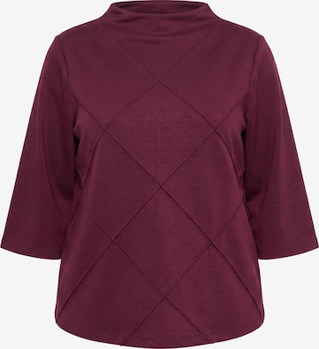 Ulla Popken Sweatshirt in Rood: voorkant