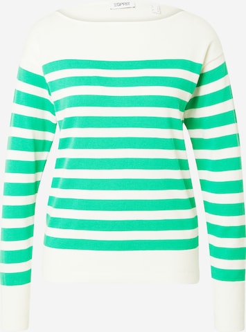 Pull-over ESPRIT en vert : devant