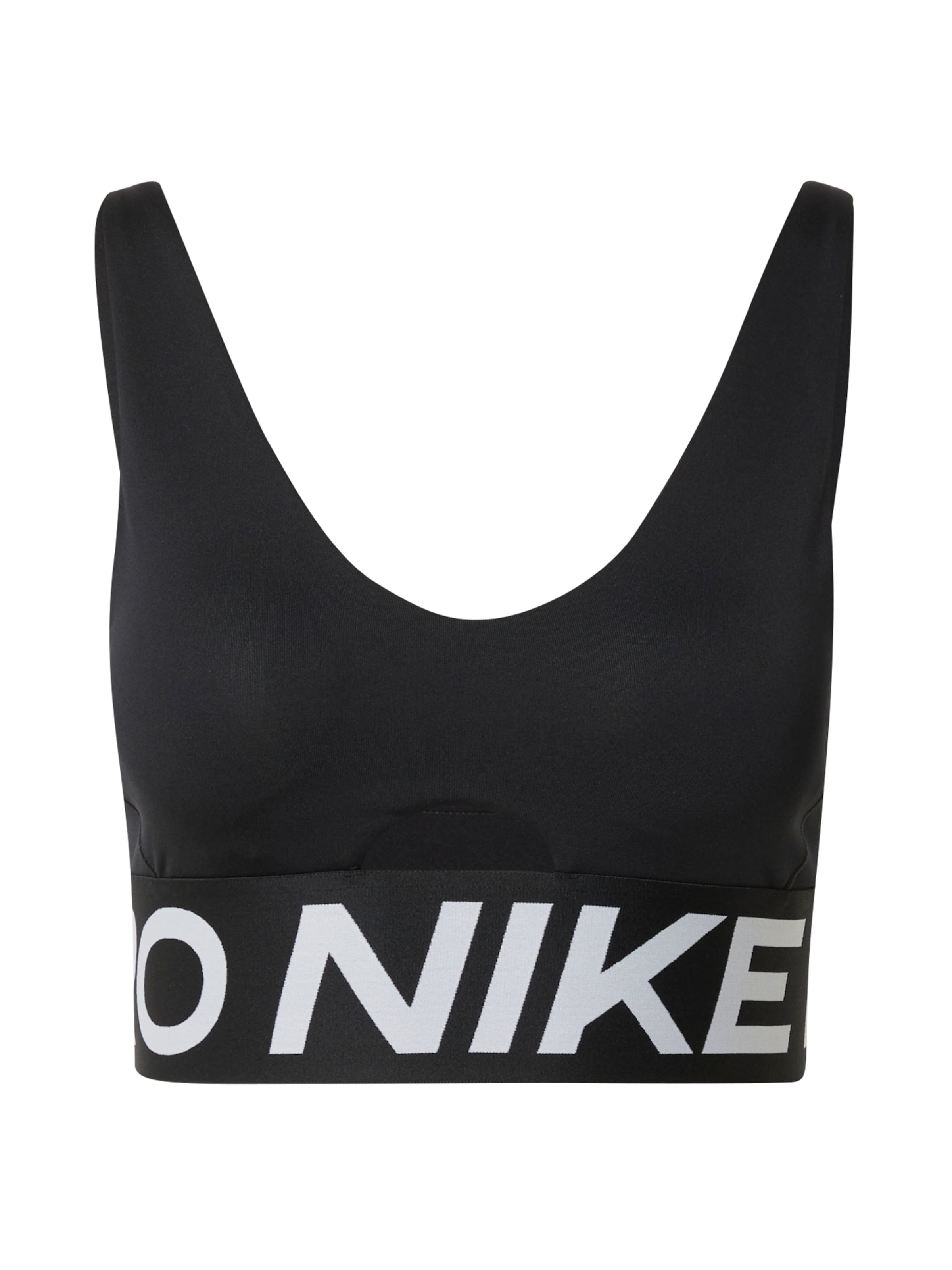 Bustier Soutien-gorge de sport 'Indy' NIKE en noir : devant