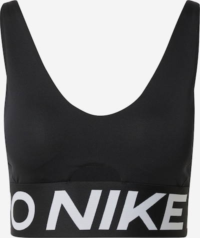 Sportinė liemenėlė 'Indy' iš NIKE, spalva – juoda / balta, Prekių apžvalga