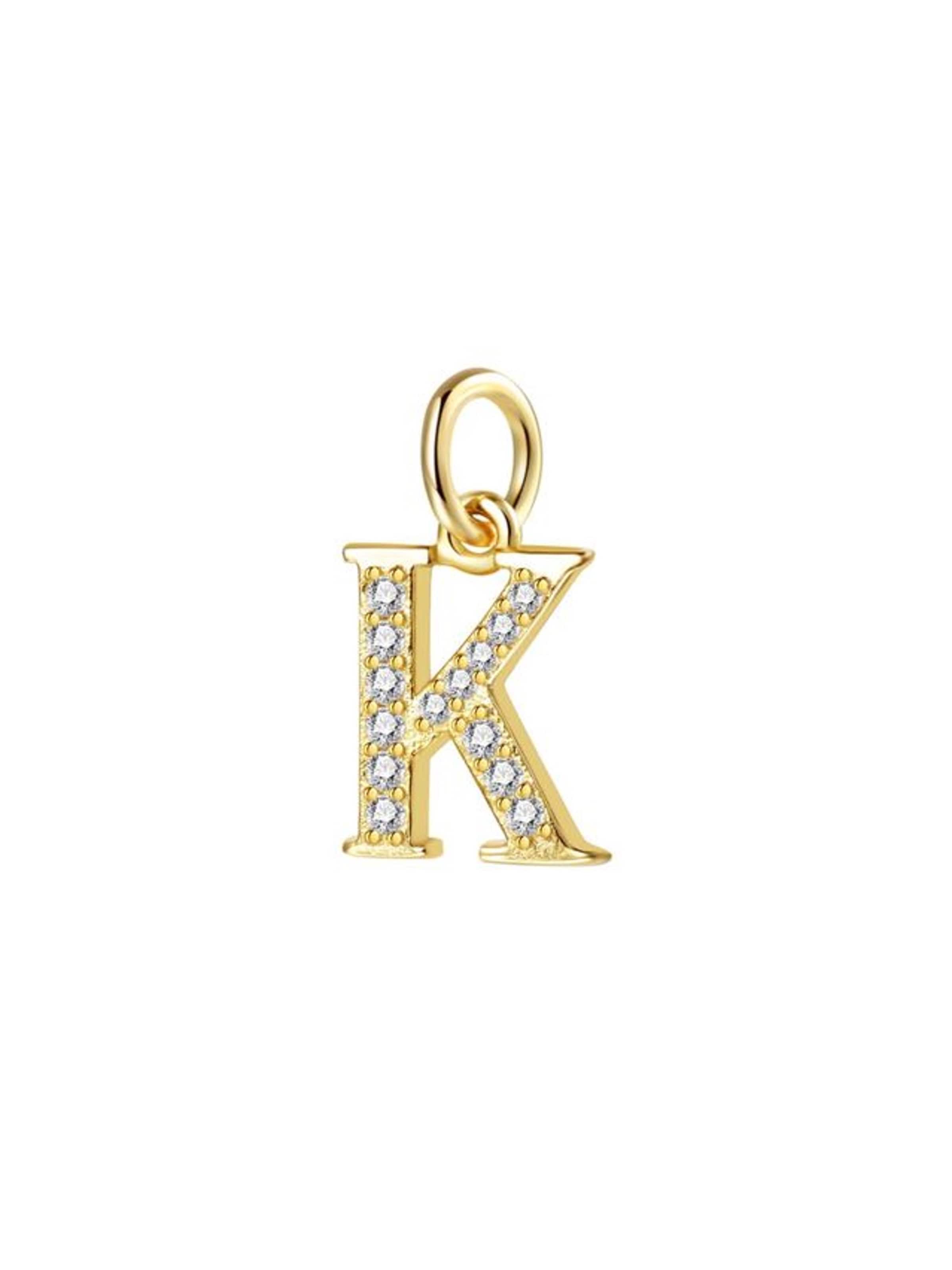 Collana 'Letter K' di Hey Happiness in oro