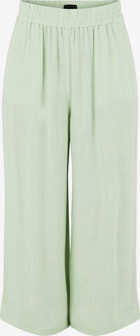 PIECES Kalhoty 'VINSTY' – zelená: přední strana