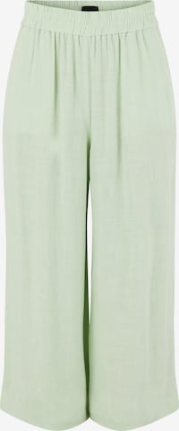 Pantalon 'VINSTY' PIECES en vert : devant