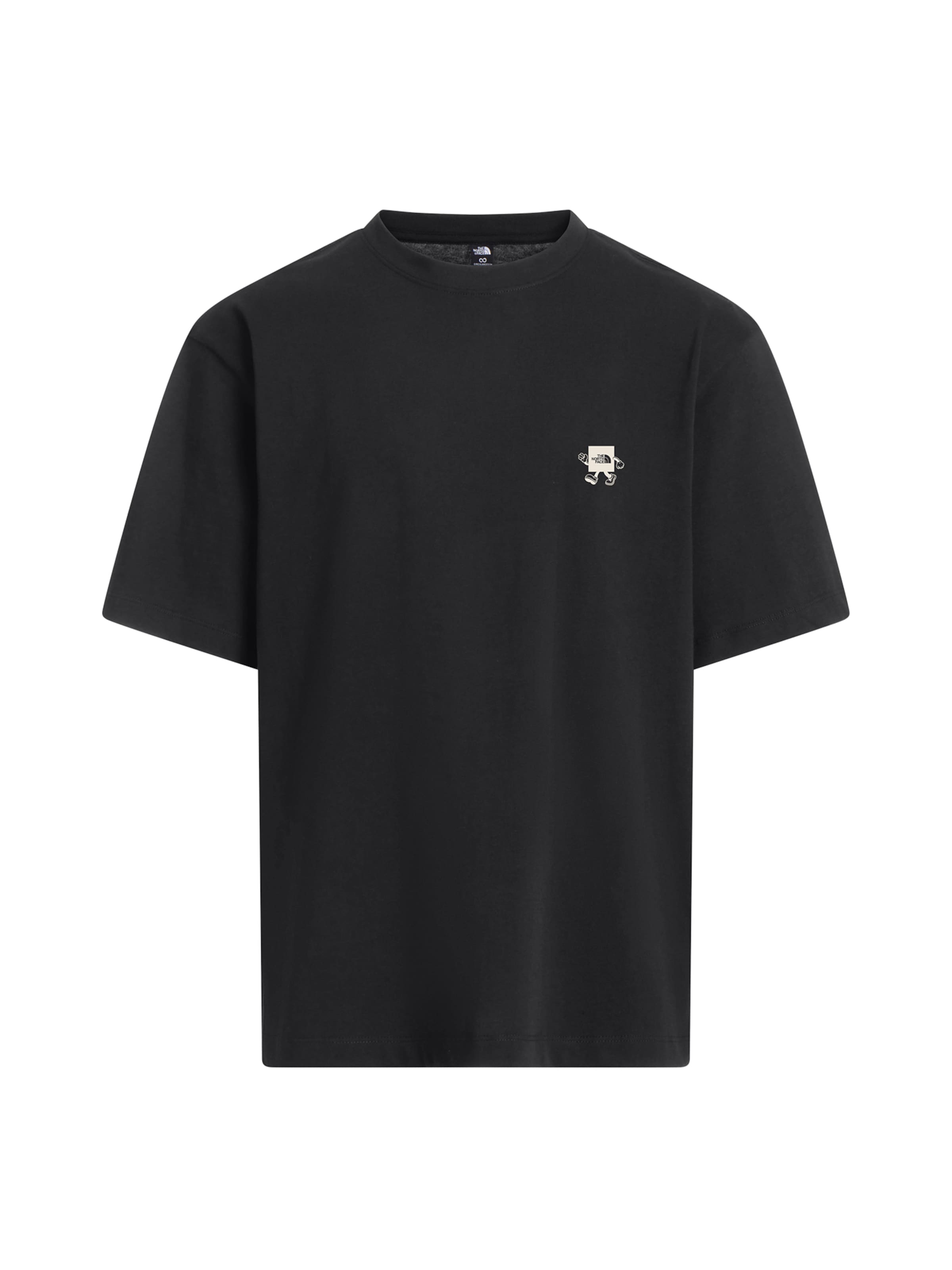 THE NORTH FACE T-Shirt 'Explore' in schwarz / weiß, Produktansicht