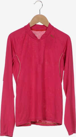 PUMA Langarmshirt M in Pink: predná strana