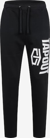 Tapout Tapered Toiminnalliset housut värissä musta: etupuoli
