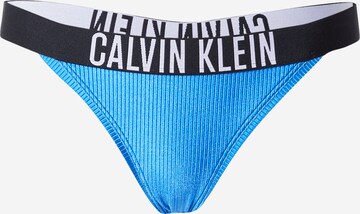 Calvin Klein Swimwear Regular Bikini Bottoms 'Intense Power' in Blue: front