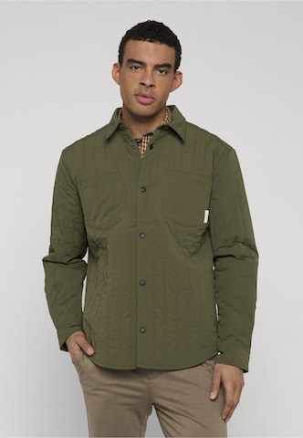 INDICODE JEANS Přechodná bunda 'Hulckby' – zelená: přední strana