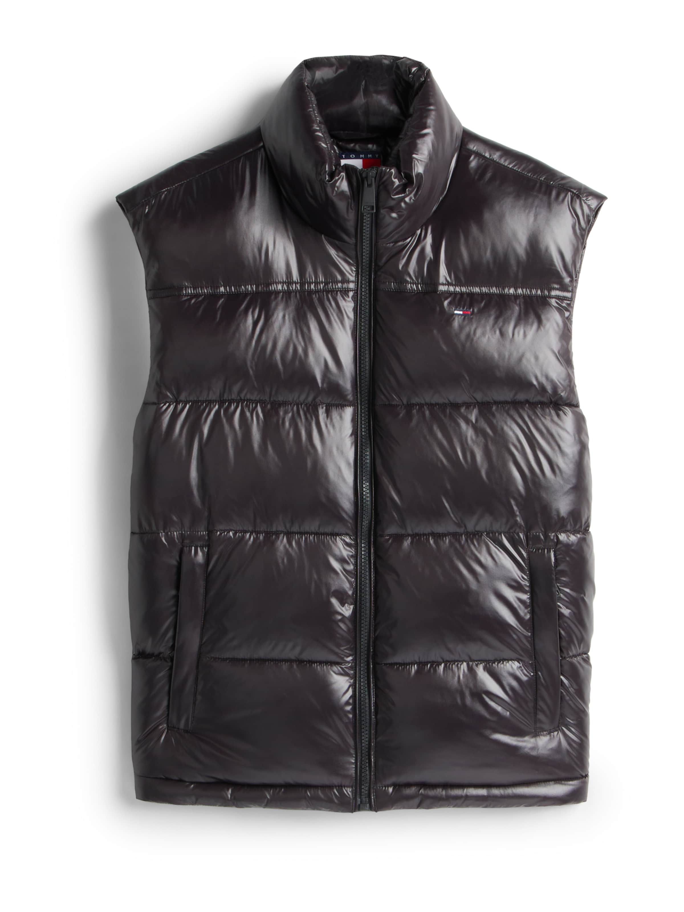 Tommy Jeans Vest 'ESSENTIAL' in Black: front