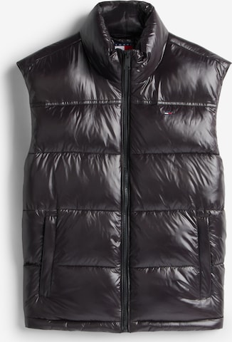 Tommy JeansPrsluk 'ESSENTIAL' - crna boja: prednji dio