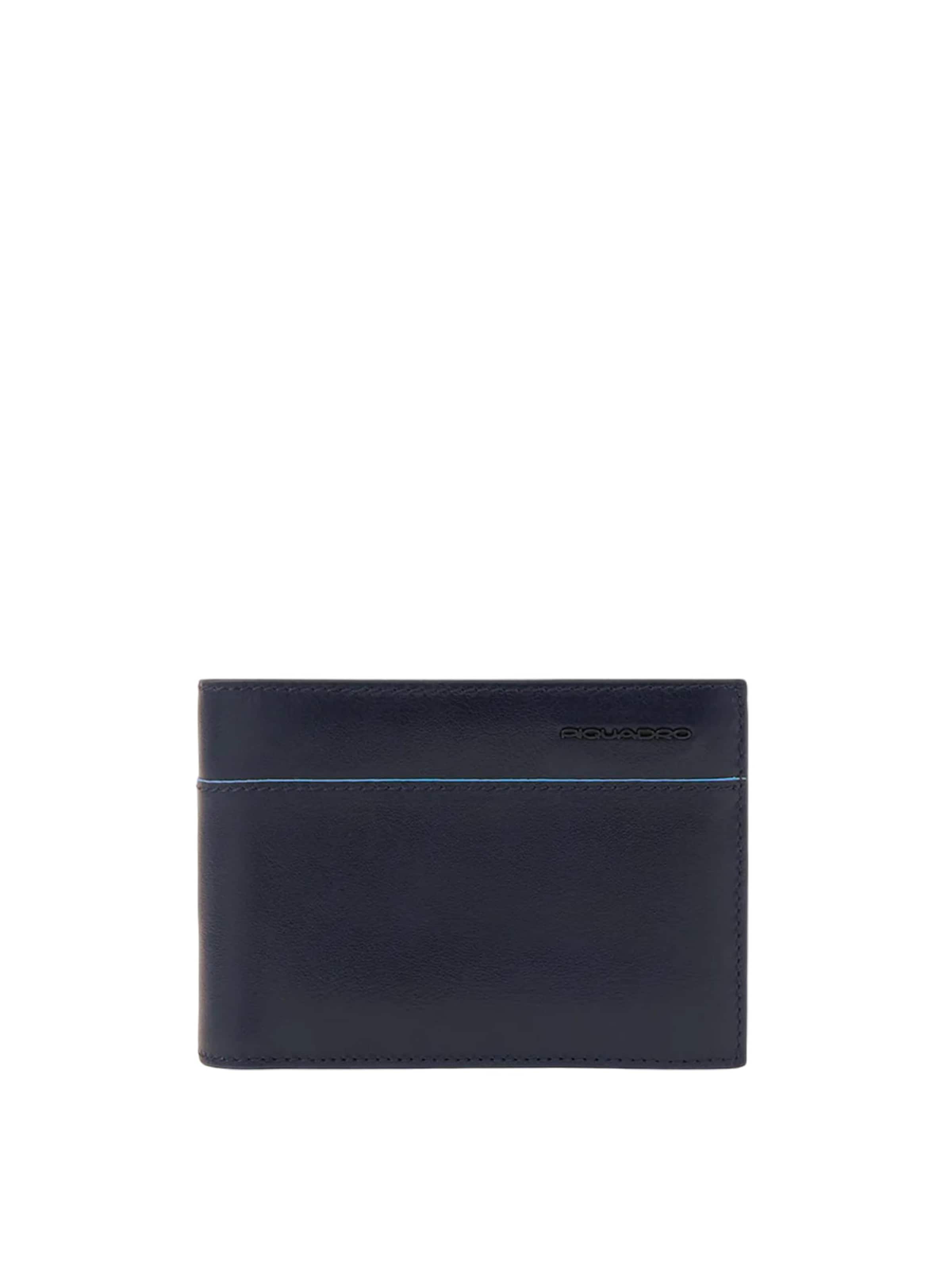 Piquadro - Cartera en azul: frente