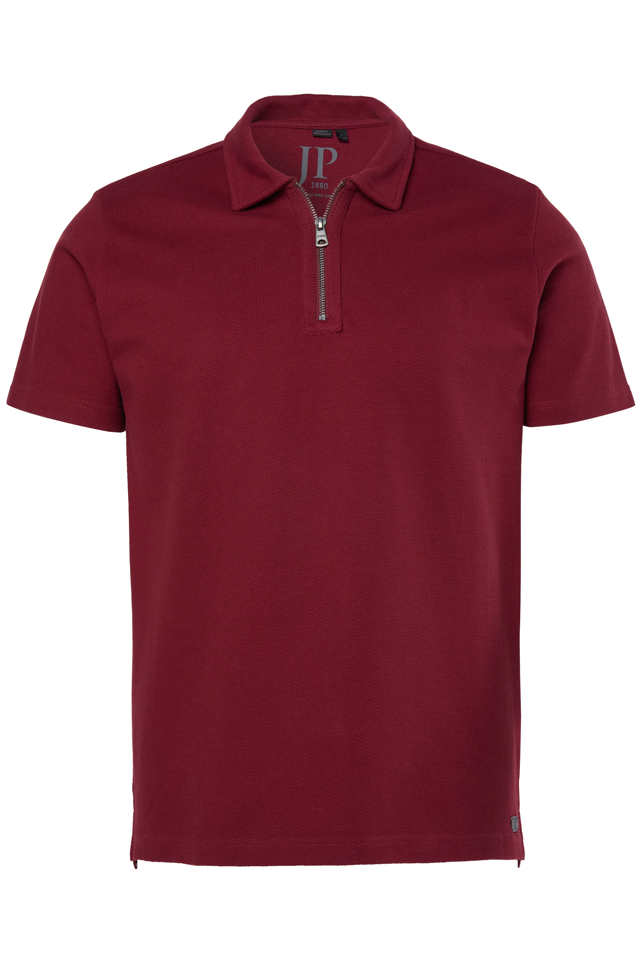 JP1880 Shirt in Rood: voorkant