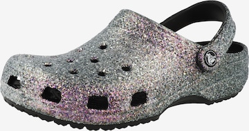 Crocs Clogs in Silver: front