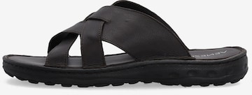 VENEZIA Pantolette in Braun: Vorderseite