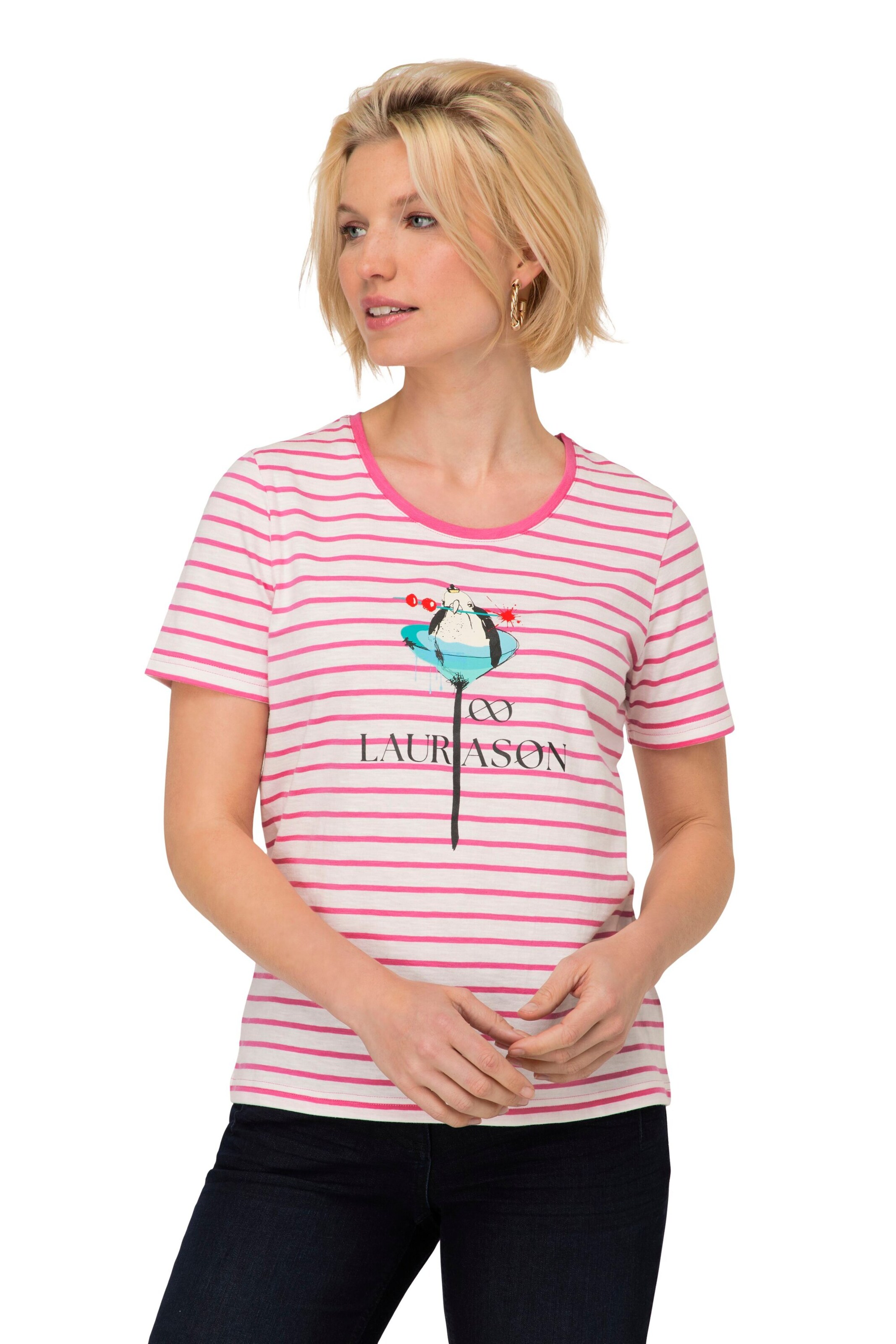 LAURASØN Shirt in Pink: front
