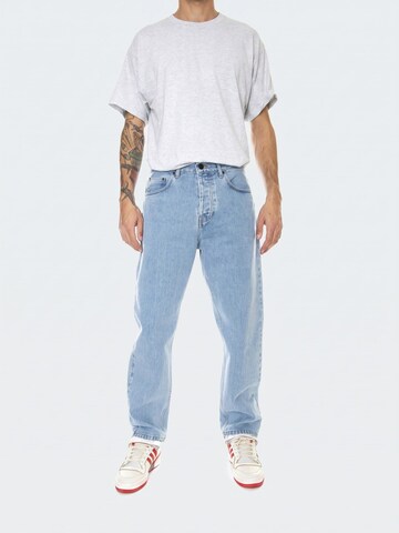 Carhartt WIP Baggy Jeans 'Newel Pant Blue' in Blauw
