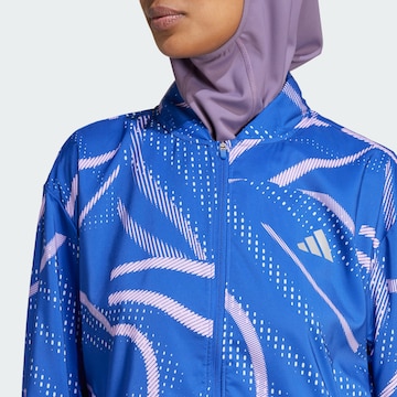 ADIDAS PERFORMANCE Athletic Jacket ' Break the Norm ' in Blue
