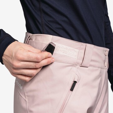 Schöffel Regular Outdoor Pants 'Weissach' in Pink